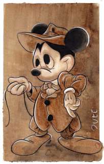 Guti, Coffee Artist | Dear Mickey Mouse - Original Coffee Painting - Guti Signed | Catawiki