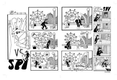 Peter Kuper | Spy vs Spy: "Striker Bell" | Peter Kuper