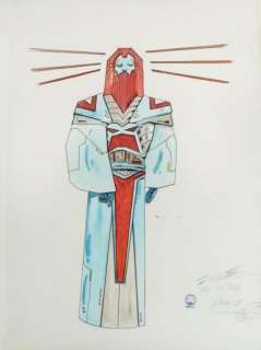 Druillet | Â«Zeus roi des dieuxÂ». Dessin Ã  l’encre de Chine, aquarelle et | Tessier Sarrou