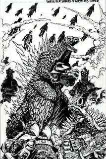 Jeff Zornow - godzilla: rulers of earth #15 cover (2014)