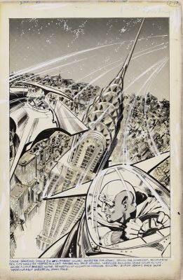 Klaus Janson | Jemm, Son Of Saturn - Cover, DC Comics Penciler: Gene Colan - Inker: Klaus Janson, 1984 | Philippe Labaune Gallery