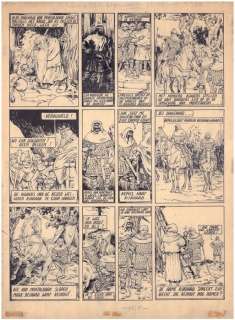 Laudy, Jacques | Laudy, Jacques - De Vier Heemskinderen / La Légende des quatre fils Aymon - original page n°44 + deluxe edition - (1946/2022) | Catawiki