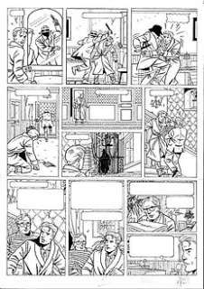 André Taymans / Erwin Drèze / Raphaël Schierer | Taymans, André - Lefranc T21 - Planche originale (p.6) - Le chÃ¢timent - signée - Page volante - (2010) | Catawiki