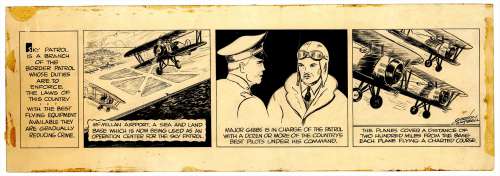 Campbell - SKY PATROL, Daily (unknown date) NO RESERVE! | Russ Cochran