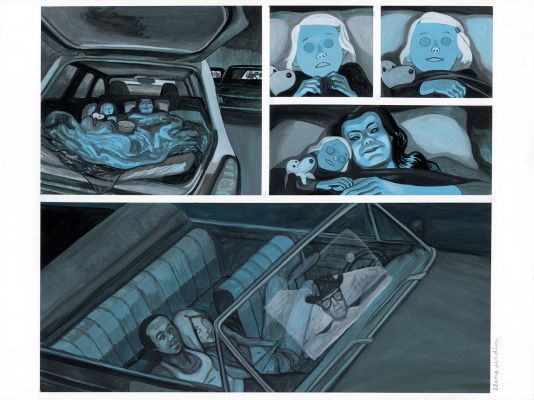 Elene Usdin | Detroit Roma – Planche originale 263 | Galerie Barbier