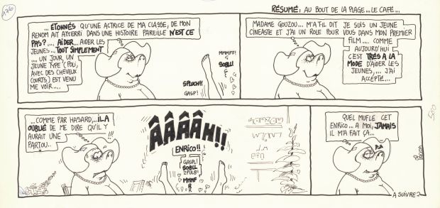 Régis Franc | 1989 - Le café de la plage | Huberty Breyne Gallery