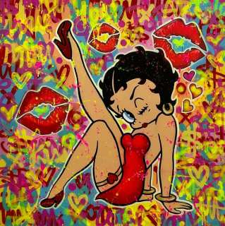 Alberto Ricardo | Betty Boop - Pintura original - 100 x 130 cm. - (2022) | Catawiki