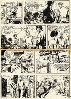 Jijé | Valhardi, L’affaire Barnes, planche originale à l’encre de chine pour cet album paru en 1960 chez Dupuis. | Septimus