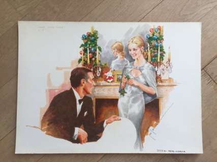 Gonzã¡Lez, José | GonzÃ¡lez, José - Original painting - 3999 -Under Morke Skyer n5 - (1980’s) | Catawiki