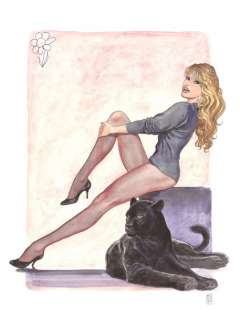 Milo Manara | BB #19 Encre de Chine et aquarelle sur papier Fabriano 350 | Millon