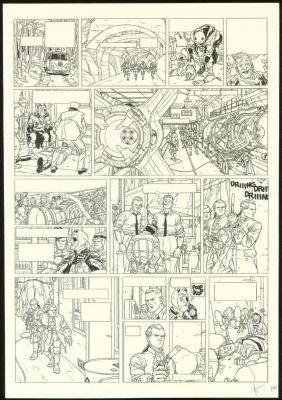 Jean-Christophe Thibert | Planche originale n°40 - Il faut sauver Hitler - Kaplan & Masson | Daniel Maghen