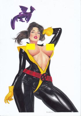 Tim Grayson - Shadowcat Kitty Pryde Lockheed X-MEN
