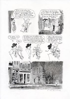 Catherine Meurisse | LE CLAN DE WALDEN – PLANCHE ORIGINALE 27 | Galerie Barbier