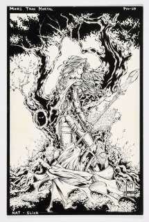 Nat Jones, Slick/Larry Schlekewy Jr. - More Than Mortal Pinup by Nat Jones and Slick (Larry Schlekewy Jr.)