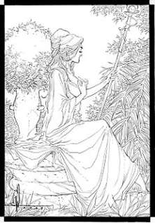 Tamburo, Nico | Pin Up N. Tamburo original artwork - Greek woman - (2022/2022) | Catawiki