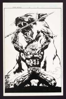 Sal Velluto, Bob Almond - Original Art from Black Panther #21 (2000) Page 6 Pencils by Sal Velluto, Inks by Bob Almond