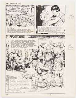 John Cullen Murphy ’’Prince Valiant’’ Sunday Comic Strip Original Artwork -- #2548 Dated 8 December 1985 | Nate Sanders