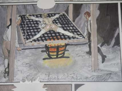 Von Gã¶Tha, Erich | Erich von GÃ¶tha - Planche originale en couleur (p.56) - Les Malheurs de Janice T.3 - (2003) | Catawiki