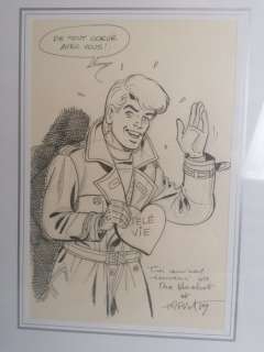 Tibet | Tibet - Dessin original - Ric Hochet - Télé Vie - (1989) | Catawiki