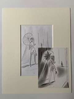 Avril, François | Avril, François - Dessin original + crayonné original - Studio - (2008) | Catawiki