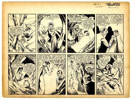 Tuska (Attributed) - LADY SATAN, Comic Book Art (1940s) | Russ Cochran