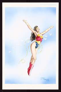 Gene Gonzales - Wonder Woman Painting