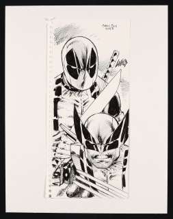 Deadpool and Wolverine Sketch by Rob Liefeld | mycomicshop.com