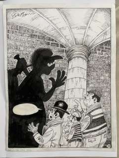 Buth | Thomas Pips - Originele tekenplaat - De Rode Heks (Plaat 30) - Buth - EO - (1977) | Catawiki