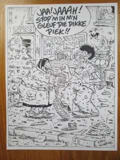 Schreurs, Eric | Original drawing for a print  - Geharrebar 3  - (1985) | Catawiki