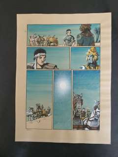 Michaud, Jean-Marie | Michaud, Jean-Marie - Planche originale couleur - Le MahÃ¢bhÃ¢rata - (2016) | Catawiki