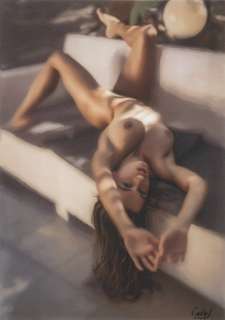 Calas, J.M. | Jean Michel Calas - Dessin original en couleur - Comme une chatte - Format dessin: 21 x 29,7 cm. - (2022) | Catawiki