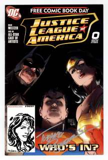 Wonder Woman Head Sketch by Phil Jimenez on Justice League of America FCBD #0 (2007) | mycomicshop.com