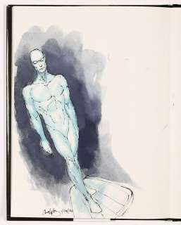 Silver Surfer Watercolor Commission by Chris Ivy in Silver Surfer The Enslavers HC (1990 Marvel) #1-1ST | mycomicshop.com