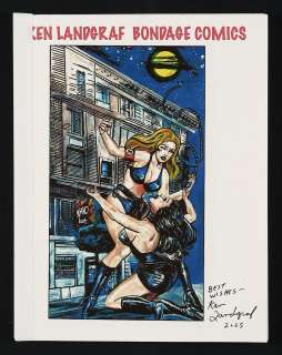 Ken Landgraf Bondage Comics with Full Size Sketch | mycomicshop.com