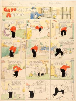Frank King | Gasoline Alley, sunday 12 novembre 1922 | Galerie 9ème Art
