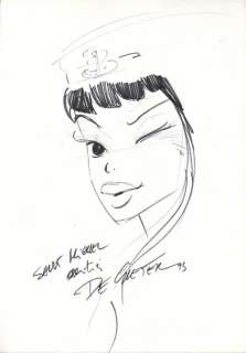 De Gieter. Dessin original dédicacé Papyrus | BDEnchères