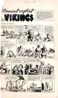 Funcken. 4 planches L’étonnant exploit des Vikings | BDEnchères