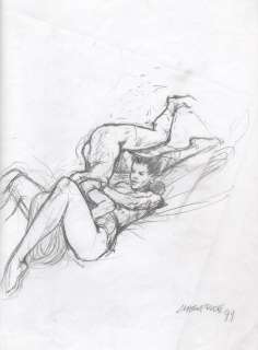 Liberatore | Illustration Ã  la mine de plomb représentant une… | Millon