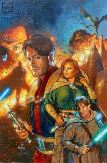 Hugh Fleming - Star Wars - Dark Lords of the Sith -Tp Cover Painting