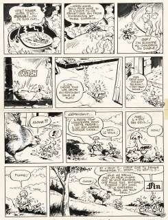 Deliège | L’omelette aux Krostons, planche originale à l’encre de chine. | Septimus