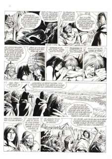 Mitton, Jean-Yves | Original page (p.30)  - Vae Victis! 12  - Adua, une louve hurle dans Avaricum  - (2001) | Catawiki