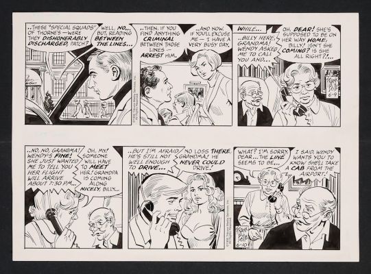 Frank Bolle | Original Art for the Winnie Winkle Comic Strip (6/9 & 6/10 1995) by Frank Bolle | mycomicshop.com (Buy It Now)
