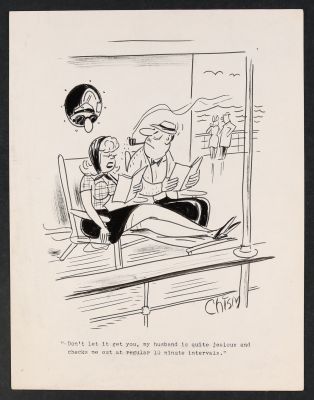 Jack Chism | My Husband is Quite Jealous Gag Strip by Jack Chism | mycomicshop.com (Buy It Now)