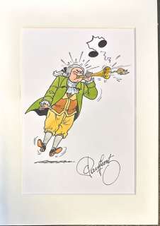 Paul Geerts | Suske en Wiske - Originele gekleurde tekening van Lambik uit het Wondere Wolfje - (1991) | Catawiki