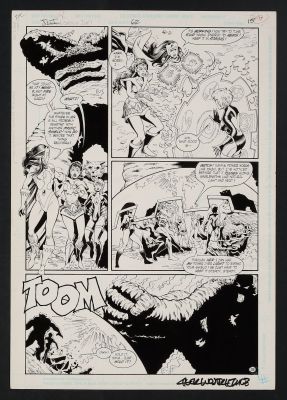 Original Art from Justice League International #62 (1994) Page 15 Pencils by Chuck Wojtkiewicz | mycomicshop.com