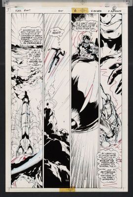 Oscar Jimenez - Original Art from Flash 80-Page Giant #1 (1998) Page 56 Pencils by Oscar Jimenez, Inks by Eduardo Alpuente