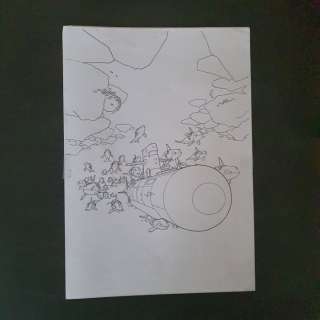 Simon, Fred | Simon, Fred - Dessin original - Couverture - Mermaid Project - Mutations T2 - (2019) | Catawiki