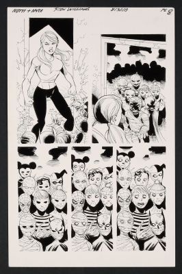 Ron Williams | Original Art from Notti & Nyce Halloween Special 2019 Page 8 Pencils and Inks by Ron Williams | mycomicshop.com