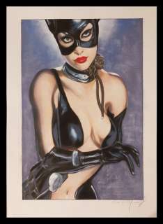 Emma Wildfang | Wildfang, Emma Acrylic and watercolor on 300g artpaper - Catwoman - original artwork - Size: 59,4 x 84 cm cm. - (2022) | Catawiki