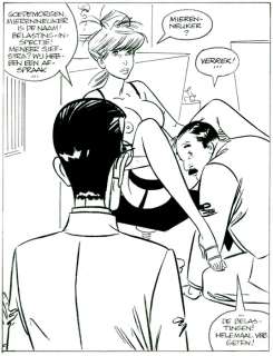 Matena, Dick | Original page (p.3)  - Red Ears  - The Secretary  - (1994) | Catawiki
